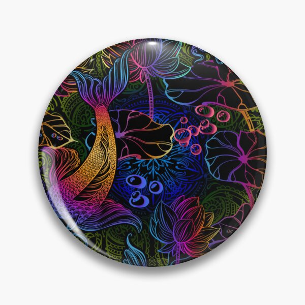 Item preview, Tie Dye fish Coi Skip the Straw Save vsco Aesthetic Pattern designed and sold by Spaceshipsells.