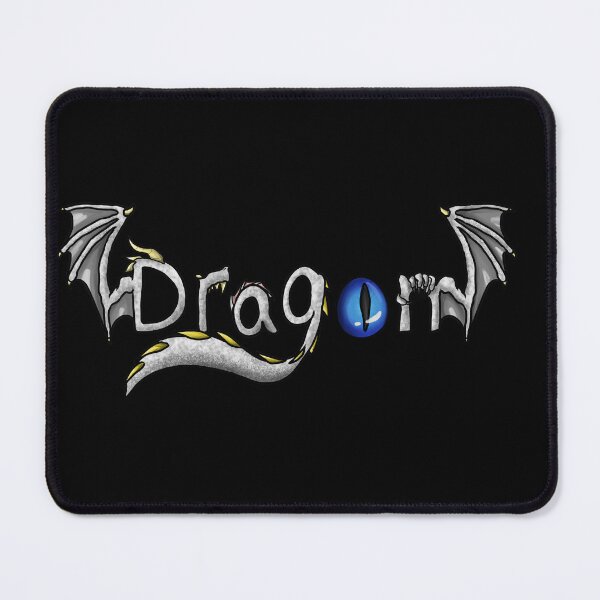 Item preview, Dragon word, white dragon design designed and sold by Bailey Swinney.