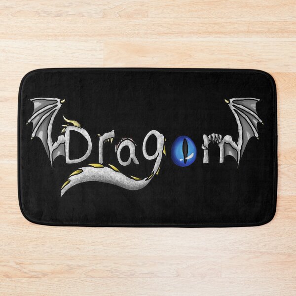Item preview, Dragon word, white dragon design designed and sold by Bailey Swinney.