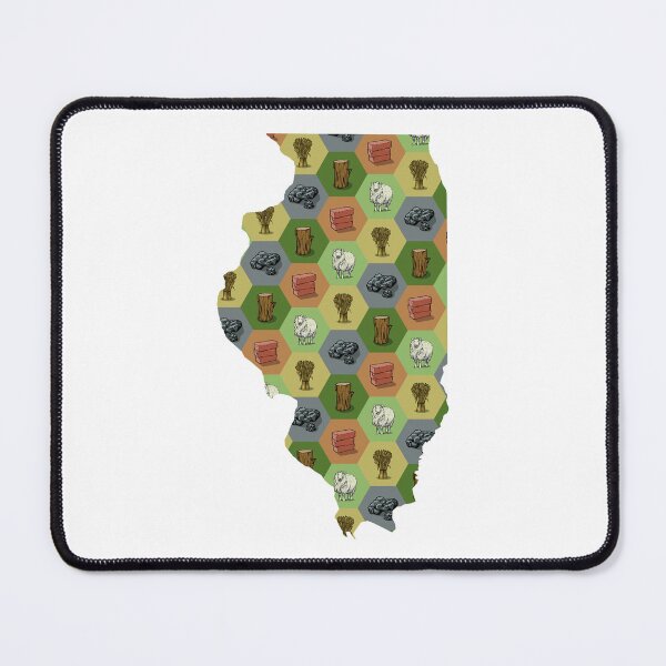 Item preview, Classic Board Game Resource Map of Illinois designed and sold by adamkenney.