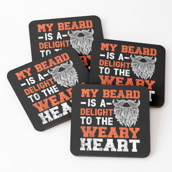 Item preview, Mens My Beard Is A Delight To A Weary Heart Funny Bearded Guy  designed and sold by laurenm233.
