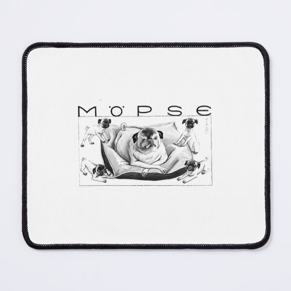 Item preview, Thomas Theodor Heine Pugs. Drawing. Ink, watercolour designed and sold by Dlyyvcfd.