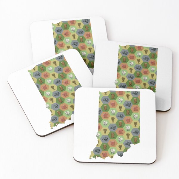 Item preview, Classic Board Game Resource Map of Indiana designed and sold by adamkenney.
