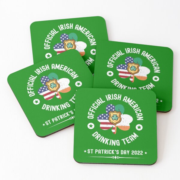 Item preview, Official Irish American Drinking Team | Stars And Stripes | Tricolour  designed and sold by Fecking-Merch.