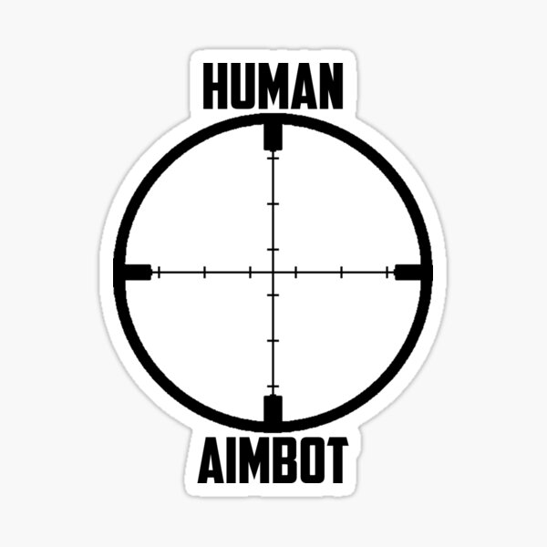 Aimbot aim bot csgo - shooter fps video games Sticker for Sale by ZooOfArt