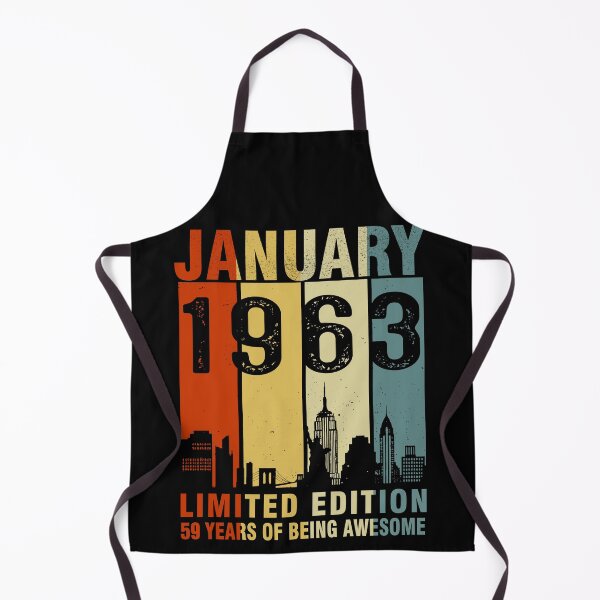 Item preview, January 1963 Limited Edition 59 Years Of Being Awesome designed and sold by AraJordeStore.