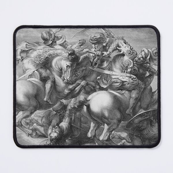 Item preview, The Battle of Four Horsemen - Battle of Anghiari Engraving - Gerard Edelinck designed and sold by warishellstore.