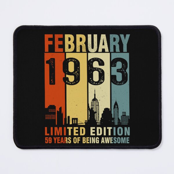 Item preview, February 1963 Limited Edition 59 Years Of Being Awesome designed and sold by AraJordeStore.