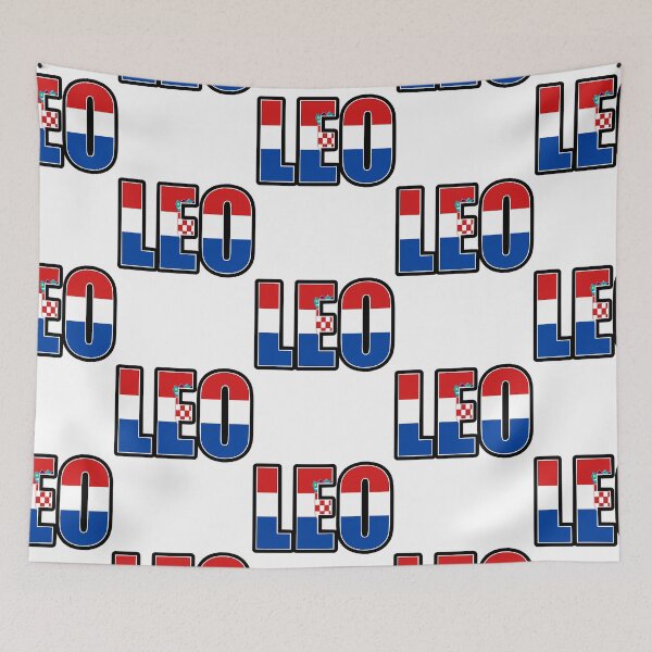 Item preview, Leo Croatian Horoscope Heritage DNA Flag  designed and sold by Dlyyvcfd.