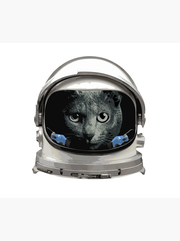 Space Helmet Astronaut Cat by TheShirtYurt