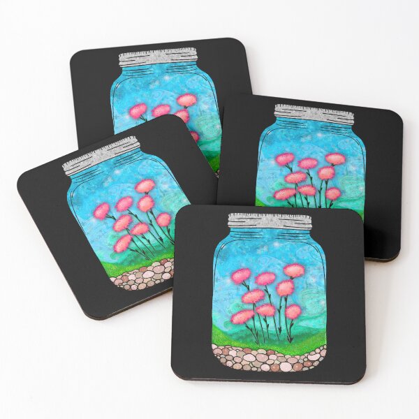 Item preview, Pink Poppies in a Jar designed and sold by Kristi Duggins.
