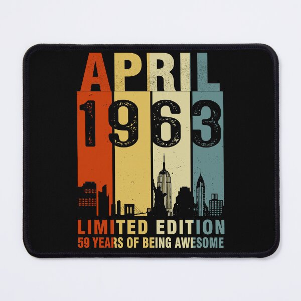 Item preview, April 1963 Limited Edition 59 Years Of Being Awesome designed and sold by AraJordeStore.