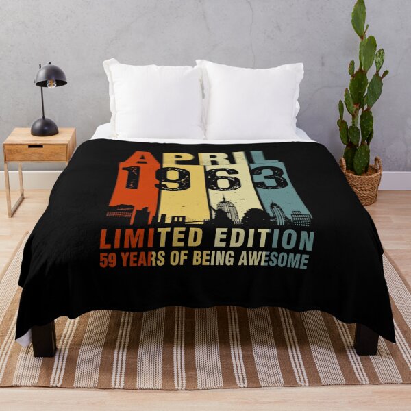 Item preview, April 1963 Limited Edition 59 Years Of Being Awesome designed and sold by AraJordeStore.