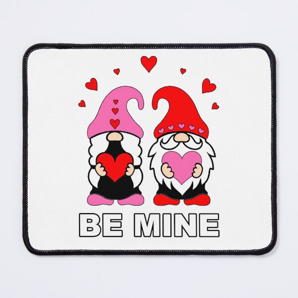 Item preview, Be Mine Happy Valentine's Day Valentine Gnomes Gnome Elf Elves designed and sold by Spaceshipsells.