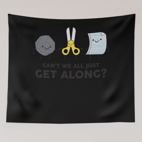 Item preview, Rock Paper Scissors -Can&39;t We All Just Get Along designed and sold by DavidSale1.