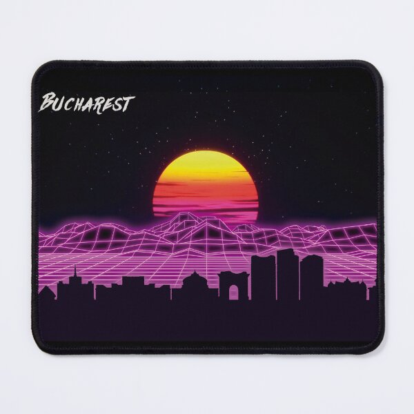 Item preview, Bucharest Skyline Neon Nights designed and sold by DFerraz.