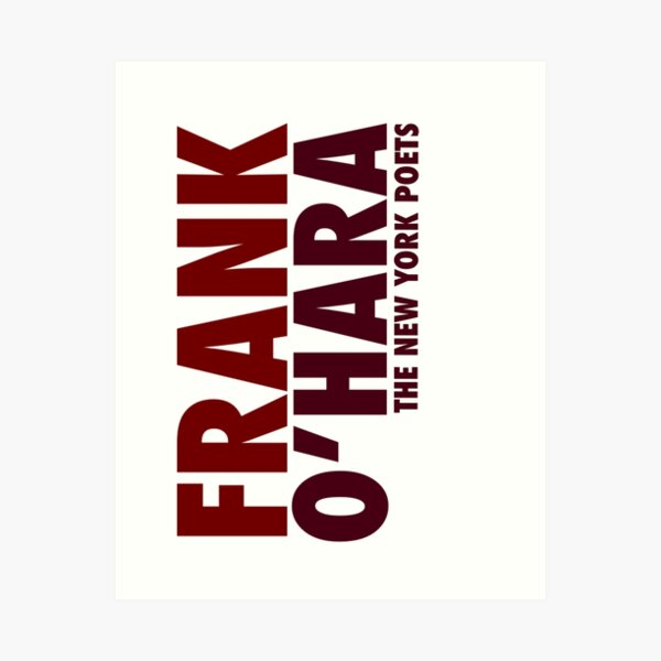 Frank Ohara Art Prints for Sale