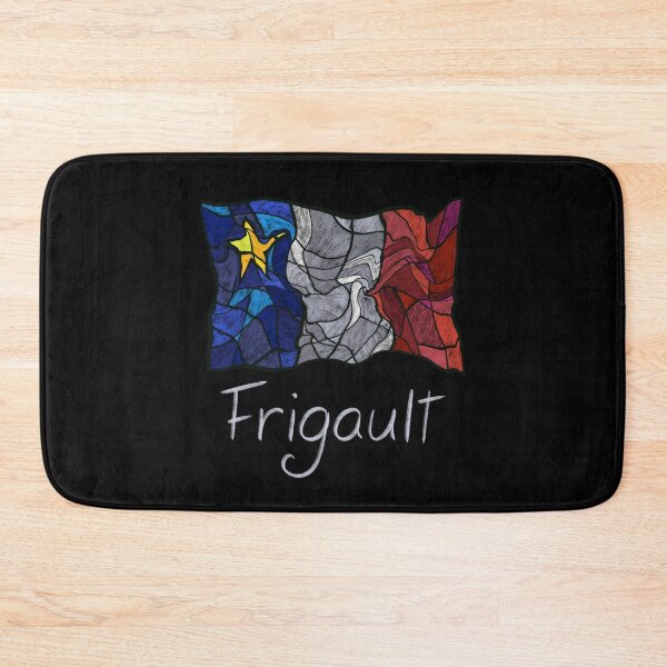 Item preview, Acadian Flag pastel liquid mosaic Frigault  - Drapeau acadien mosaïque liquide pastel vitrail Frigault designed and sold by ColoursOfFrance.