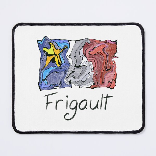 Item preview, Acadian Flag pastel liquid mosaic Frigault - Drapeau acadien mosaïque liquide pastel vitrail Frigault designed and sold by ColoursOfFrance.