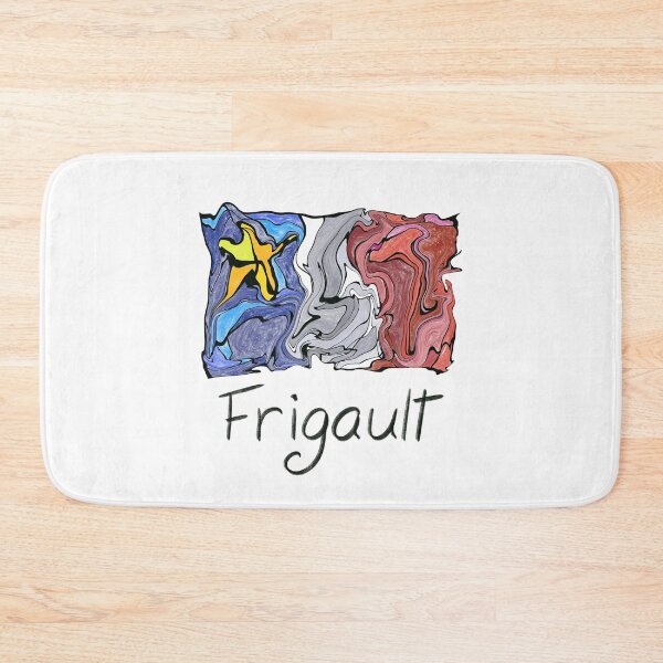 Item preview, Acadian Flag pastel liquid mosaic Frigault - Drapeau acadien mosaïque liquide pastel vitrail Frigault designed and sold by ColoursOfFrance.