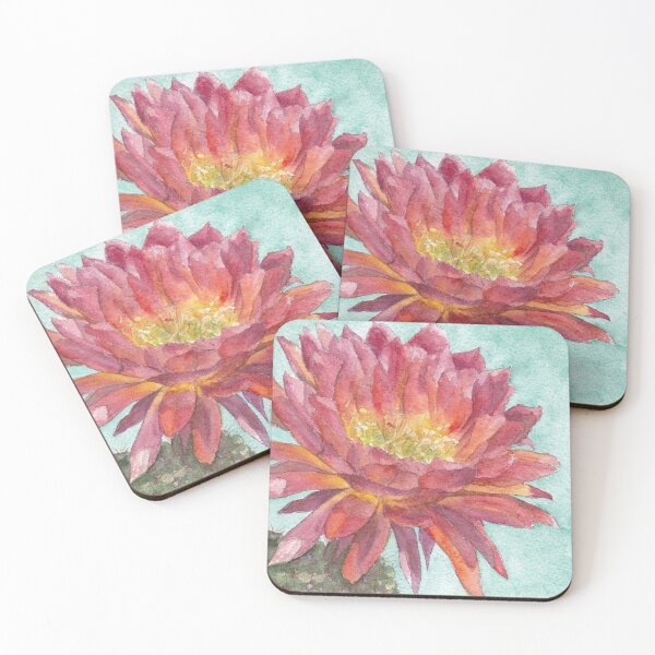 Item preview, Blooming Torch Cactus, Sonoran Desert designed and sold by tracyannholmes.