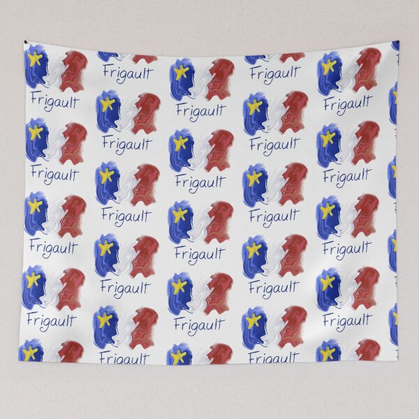 Item preview, Acadian Flag pastel liquid Frigault  - Drapeau acadien liquide pastel Frigault designed and sold by ColoursOfFrance.