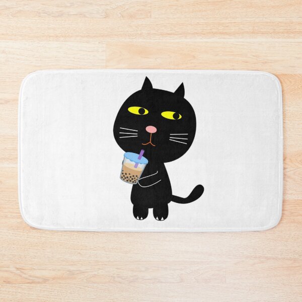 Item preview, Cat Drinking Boba Tea designed and sold by prsagar01.