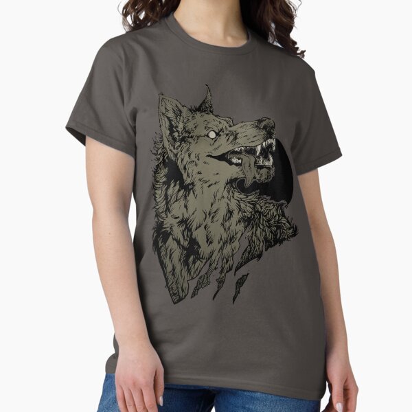 Vista previa del artículo con la obra «Hombre lobo - negro», diseñado y vendido por tatiilange.