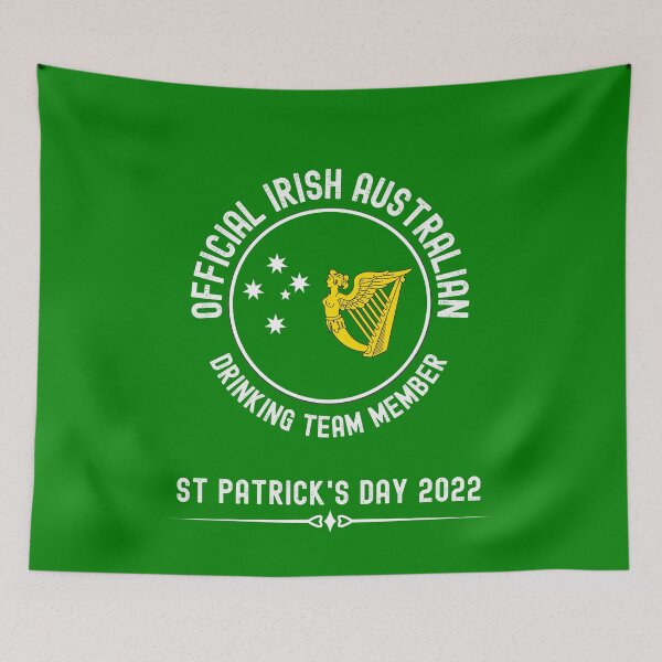 Item preview, Official Irish Australian Drinking Team Member designed and sold by Fecking-Merch.