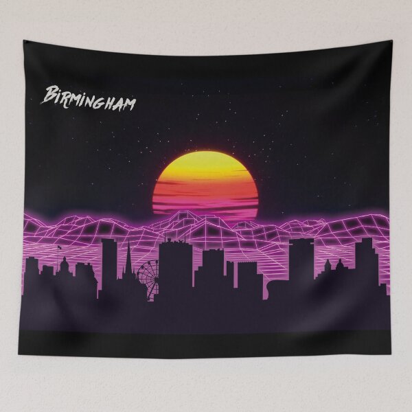 Item preview, Birmingham Skyline Neon Nights designed and sold by DFerraz.