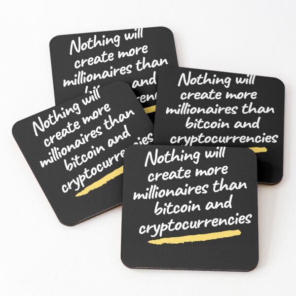 Item preview, Nothing will create more millionaires than bitcoin and cryptocurrencies | Trading quotes for bitcoin | bitcoin store designed and sold by wear4gamers.