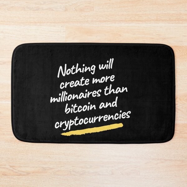 Item preview, Nothing will create more millionaires than bitcoin and cryptocurrencies | Trading quotes for bitcoin | bitcoin store designed and sold by wear4gamers.