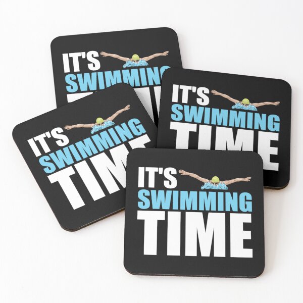 Item preview, It's Swimming Time Essential T-Shirt designed and sold by madeleinem48.