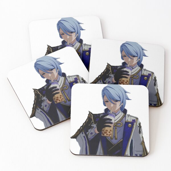 Item preview, Kamisato Ayato Genshin Impact Boba Bubble Tea Meme Idle Graphic designed and sold by Klee K.