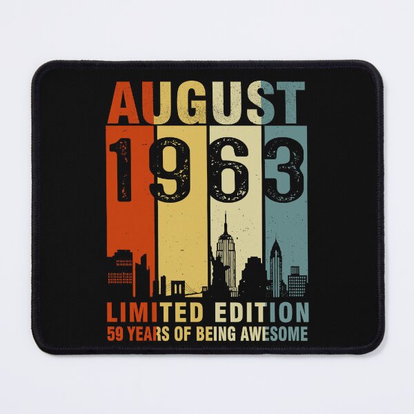 Item preview, August 1963 Limited Edition 59 Years Of Being Awesome designed and sold by AraJordeStore.