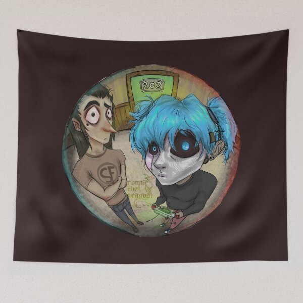 Item preview, Empty Hallways - Salloween Day 2 designed and sold by RonnieleSeagoat.