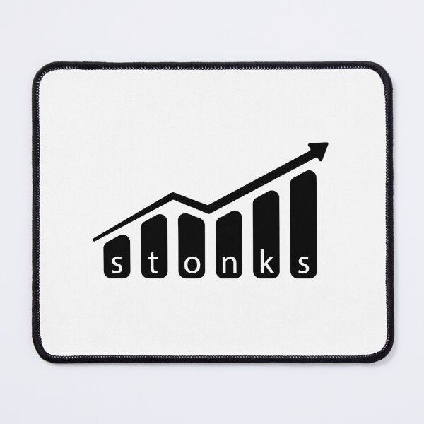 Item preview, stonks graph goes up designed and sold by PSteinDesign.