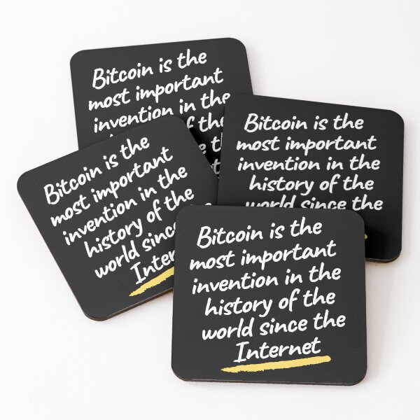 Item preview, Bitcoin is the most important invention in the history of the world since the Internet | Trading quotes for bitcoin | crypto st patrick designed and sold by wear4gamers.