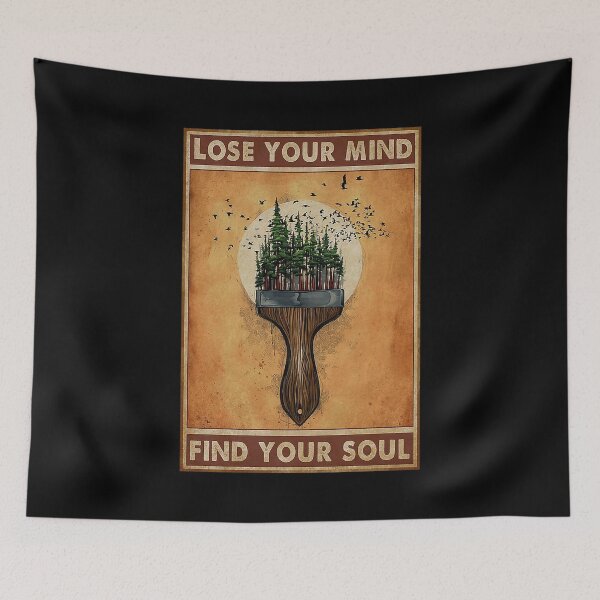 Item preview, Painting Lose your mind Find Your Soul  designed and sold by KravecUziel.