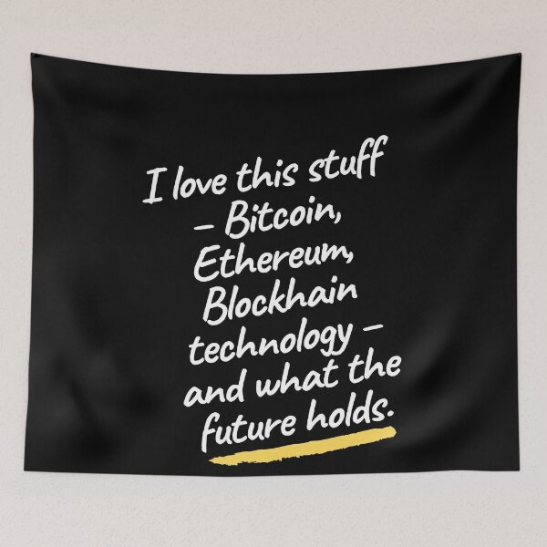 Item preview, I love this stuff  Bitcoin Ethereum Blockhain technology and what the future holds| Trading quotes for bitcoin | crypto st patrick designed and sold by wear4gamers.