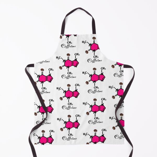 Item preview, Magenta/Pink Caffeine Molecule with Coffee Beans designed and sold by LiLohaveaplan.