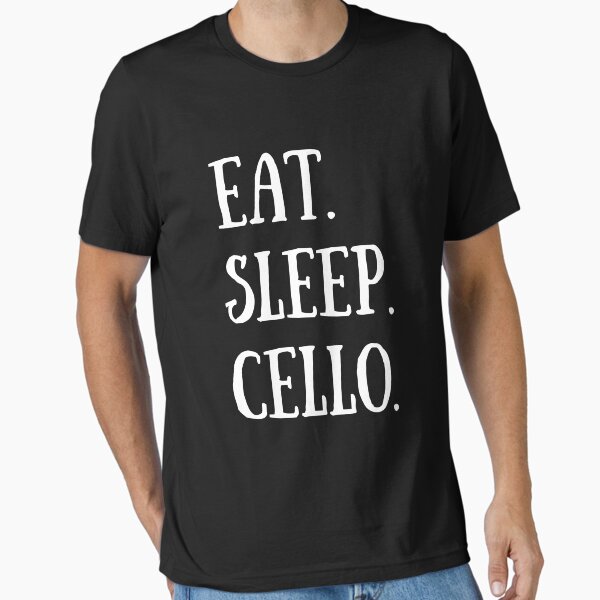 Item preview, Eat. Sleep. Cello. For Cello Player And Musicians -  Not A Violin designed and sold by Funwithmusic.