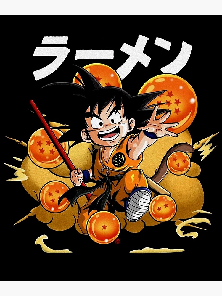 "Kid Goku Japanese Anime Style" Poster for Sale by Nodali Redbubble