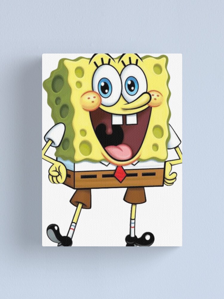 Spongebob meme face | Canvas Print