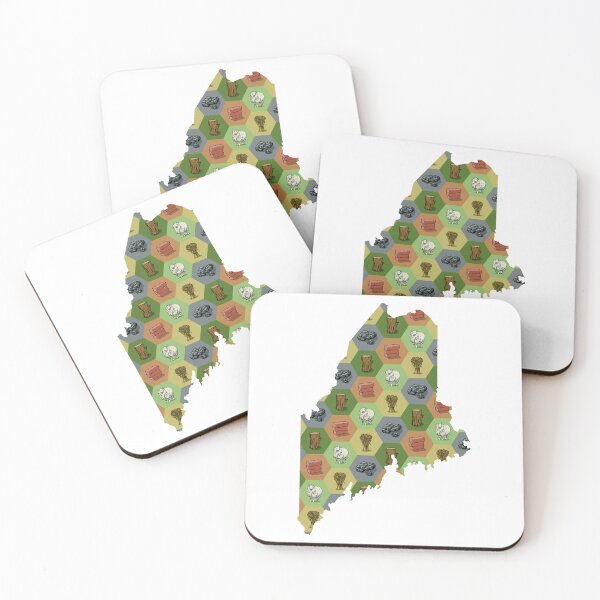 Item preview, Classic Board Game Resource Map of Maine designed and sold by adamkenney.