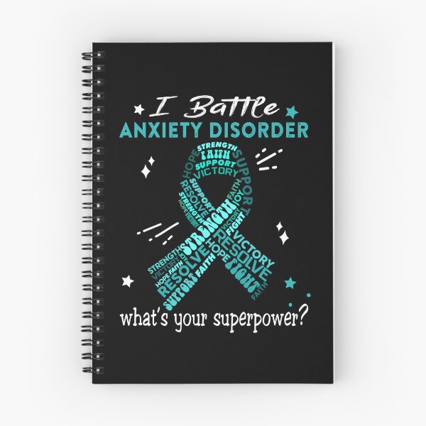 Item preview, Anxiety Disorder Warrior, I Battle Anxiety Disorder What's Your Superpower? designed and sold by Greggwillard.