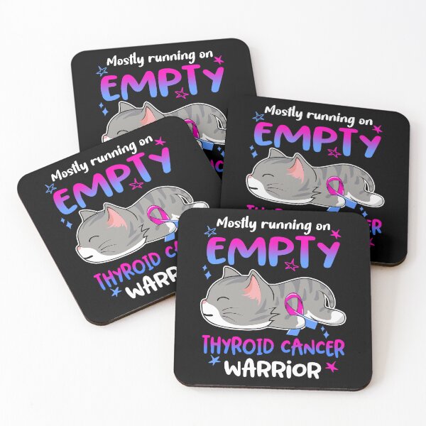 Item preview, Thyroid Cancer Awareness, Mostly Running on Thyroid Cancer Warrior designed and sold by Tammyilaria.