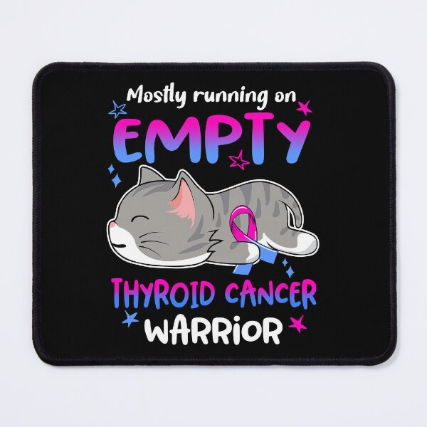 Item preview, Thyroid Cancer Awareness, Mostly Running on Thyroid Cancer Warrior designed and sold by Tammyilaria.