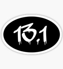 13.1 Hal Marathon Sticker