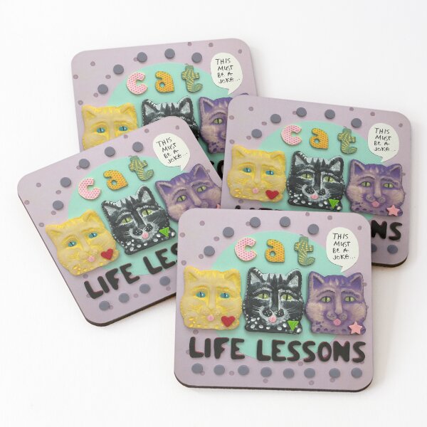 Item preview, Life Lessons For Cats designed and sold by prunellaparsnip.